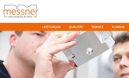 Website Messner "go-digital" gefördert